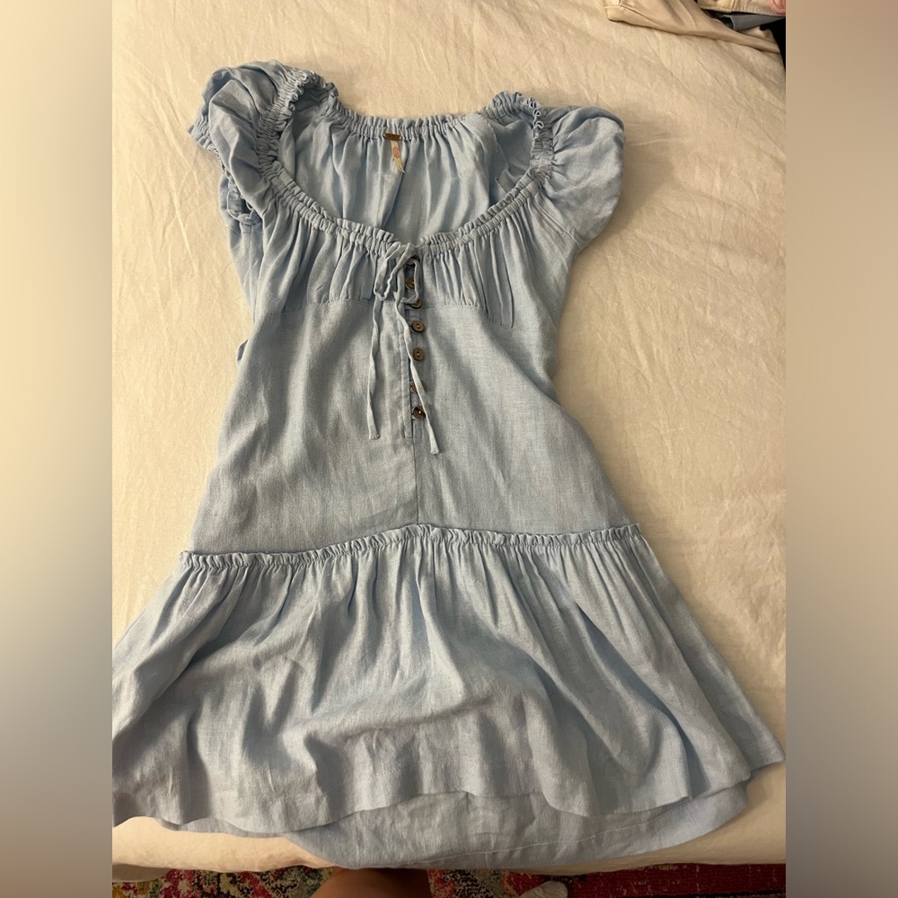 Cute blue babydoll dress